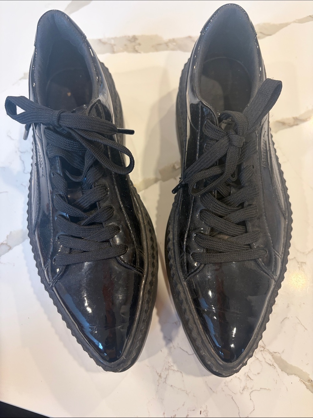 FENTY PUMA BY RIHANNA POINTY PATENT CREEPERS
